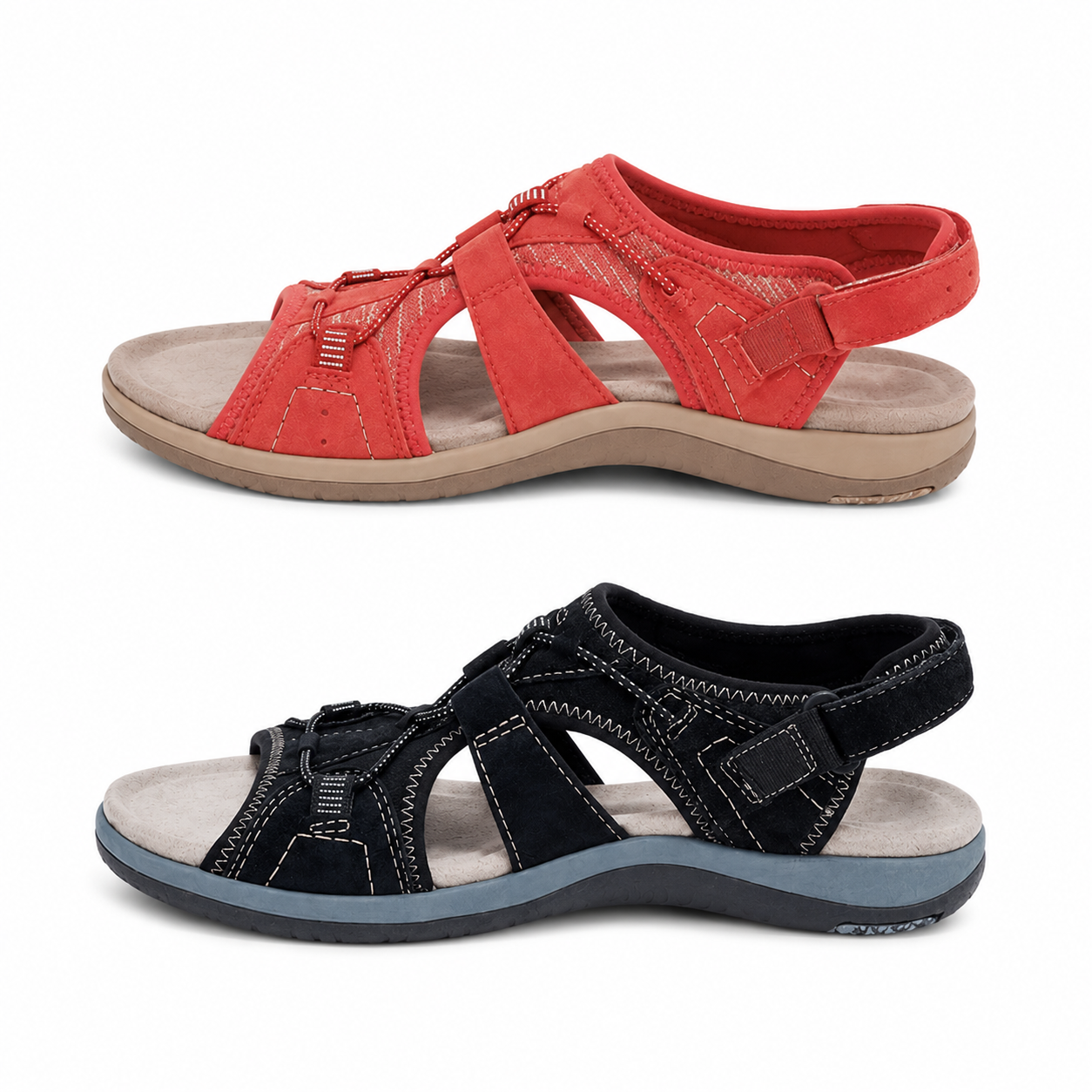 🔥 DERNIÈRE JOURNÉE DE SOLDES – 80 % DE RÉDUCTION ✨ Sandales orthopédiques réglables pour diabétiques, pour déformation du pied, soutien de la voûte plantaire et confort toute la journée