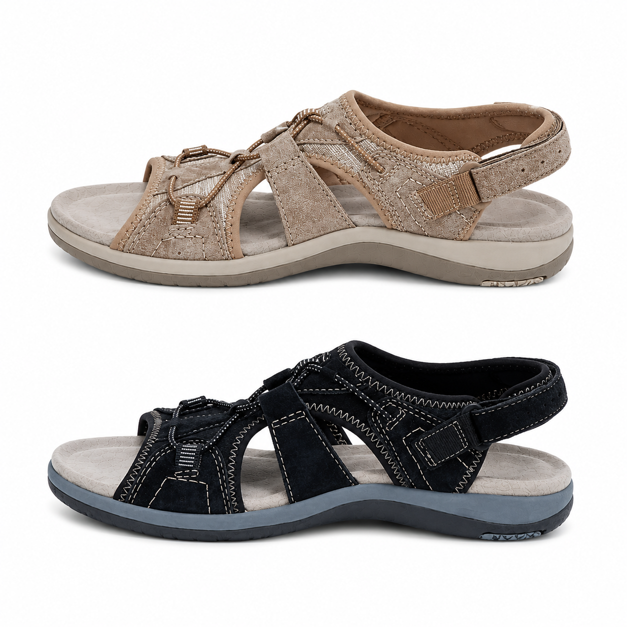 🔥 DERNIÈRE JOURNÉE DE SOLDES – 80 % DE RÉDUCTION ✨ Sandales orthopédiques réglables pour diabétiques, pour déformation du pied, soutien de la voûte plantaire et confort toute la journée