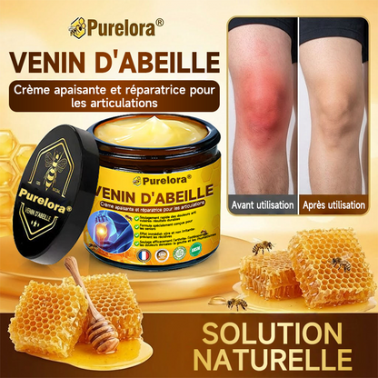 Boutique officielle en France 🇫🇷 Purelora® Bee Venom Pain Relief Joint Repair Cream 🐝🐝 (Soulagement rapide de la douleur · Réduction de l’inflammation · Soutien des articulations et des os)
