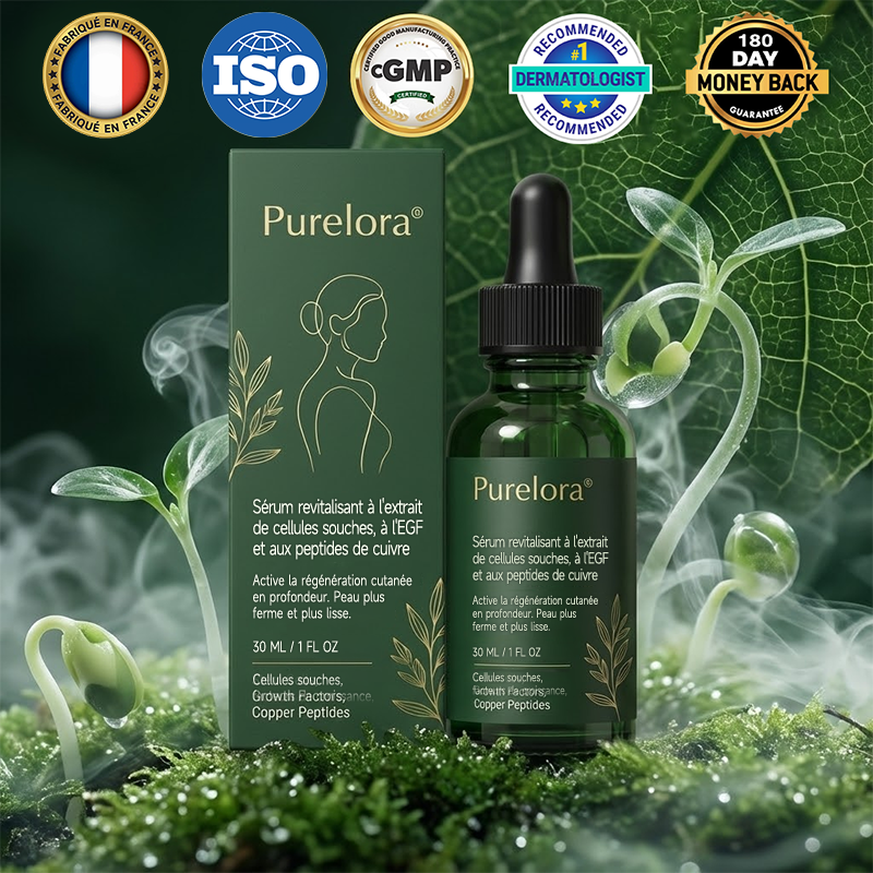 📢Nouveauté 🔥💖Boutique officielle uniquement💖 | 𝗣𝘂𝗿𝗲𝗹𝗼𝗿𝗮® 𝗦𝘁𝗲𝗺 𝗖𝗲𝗹𝗹 –𝗔𝗰𝘁𝗶𝘃𝗮𝘁𝗲𝗱 𝗖𝗼𝗹𝗹𝗮𝗴𝗲𝗻 𝗣𝗲𝗽𝘁𝗶𝗱𝗲 𝗱𝗿𝗼𝗽𝘀👩‍⚕️(⭐ Raffermit visiblement la peau relâchée et lisse les rides — tout cela de l'intérieur)🌵