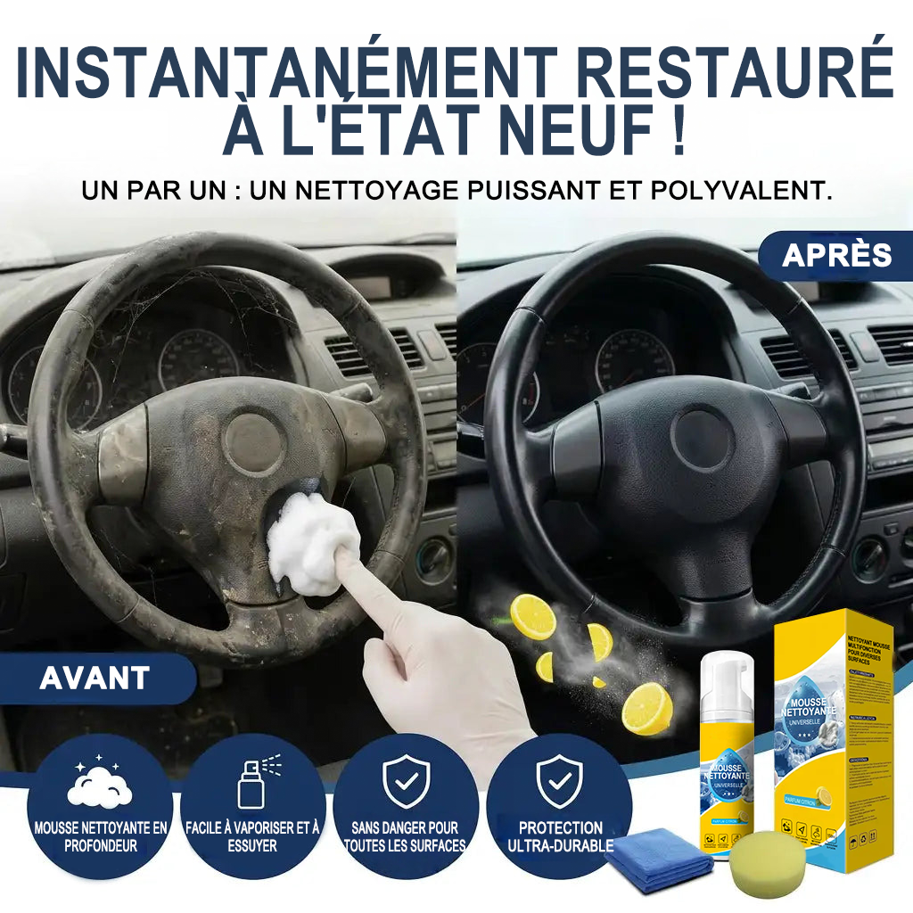 Dernier jour – 80 % de réduction 🔥 Mousse nettoyante multi-usage 4-en-1🔥