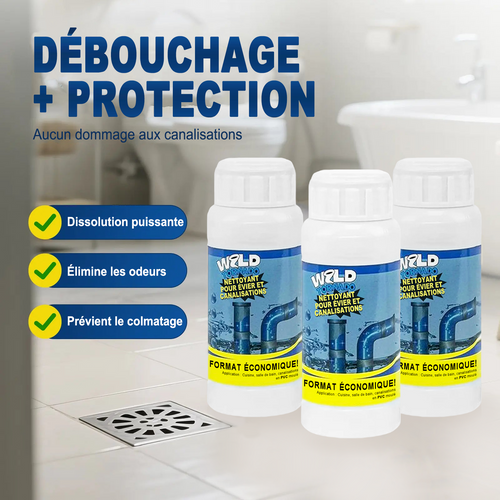 Déboucheur puissant pour canalisations — Résout plus de 200 problèmes de bouchons ⚡🧼