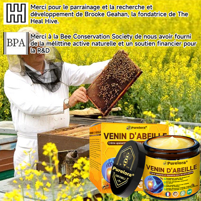Boutique officielle en France 🇫🇷 Purelora® Bee Venom Pain Relief Joint Repair Cream 🐝🐝 (Soulagement rapide de la douleur · Réduction de l’inflammation · Soutien des articulations et des os)