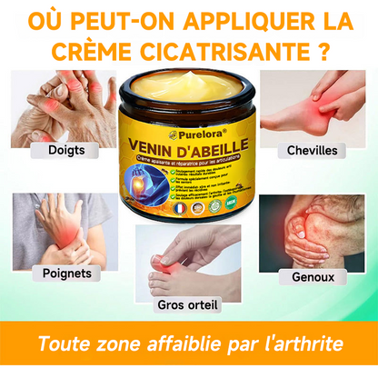 Boutique officielle en France 🇫🇷 Purelora® Bee Venom Pain Relief Joint Repair Cream 🐝🐝 (Soulagement rapide de la douleur · Réduction de l’inflammation · Soutien des articulations et des os)