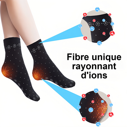 📢[💎Boutique officielle de la marque💎] LuckySong® Chaussettes réparatrices sculptantes en fibre ionique de soie glacée 2026