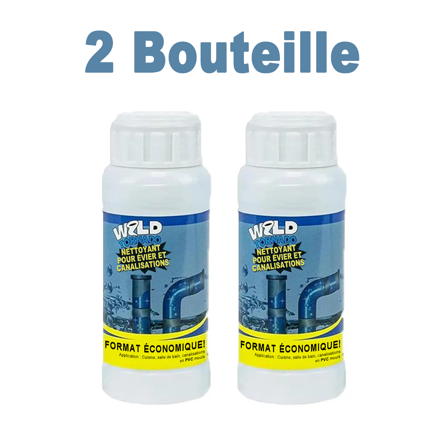 Déboucheur puissant pour canalisations — Résout plus de 200 problèmes de bouchons ⚡🧼