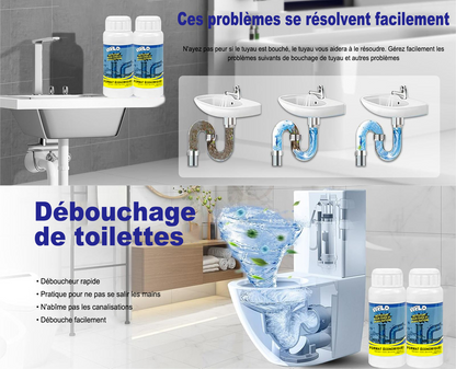 Déboucheur puissant pour canalisations — Résout plus de 200 problèmes de bouchons ⚡🧼