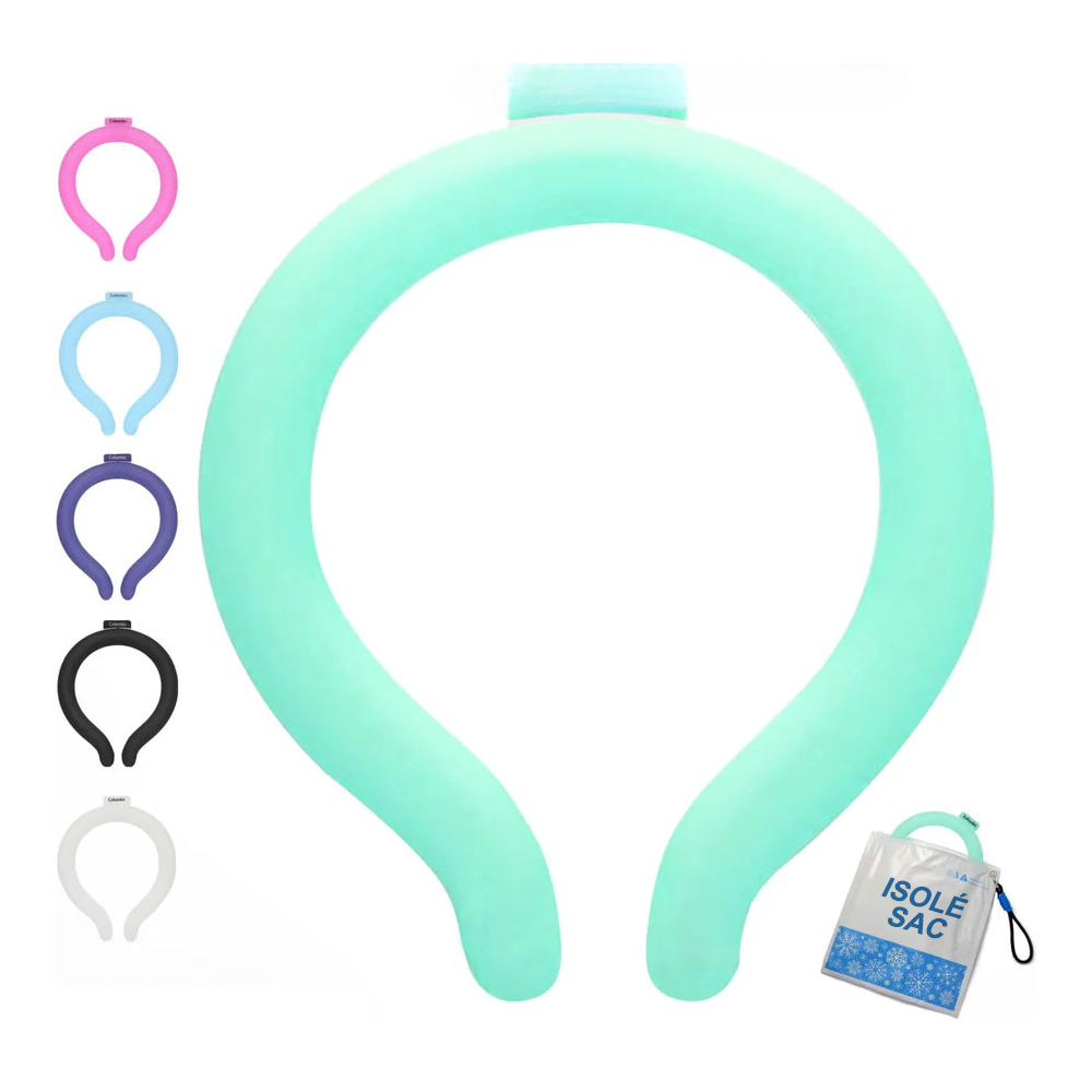 ❄️🧊 Anneau de refroidissement réutilisable ultra-léger pour le cou – fraîcheur instantanée🔥💦 Restez au frais plus longtemps, dites adieu à la chaleur et à la transpiration. Léger, confortable, réutilisable et écologique pour un été toujours frais ✨