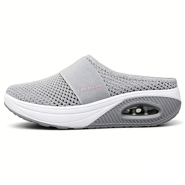 🔥🌍 BQODQO® Chaussures de marche à enfiler avec coussin d’air et soutien de la voûte plantaire, aide à soulager les varices 🔥🌍
