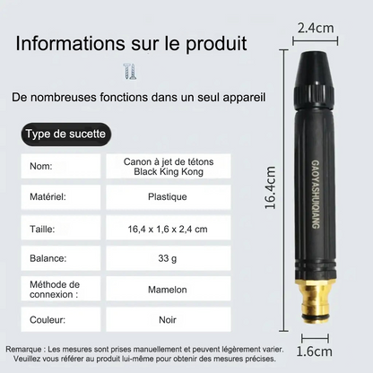 🚗 DERNIER JOUR : -50 % ✨ Belomontor® Pulvérisateur haute pression puissant pour lavage de voiture, maison et jardin