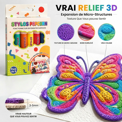 Économisez 50 % en commandant aujourd’hui丨IEY® Stylo d’Art Relief 3D – Transformez vos dessins plats en œuvres d’art 3D à toucher🪄