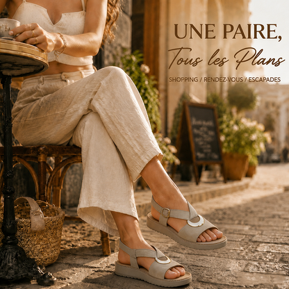 Sandales plates pour femme, sandales confortables à semelle souple avec bride unique et bout ouvert
