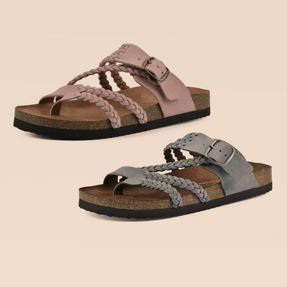 DERNIER JOUR – -80% ✨ Sandales Reggae à brides croisées en maille – Faciles à enfiler, confort toute la journée ✅
