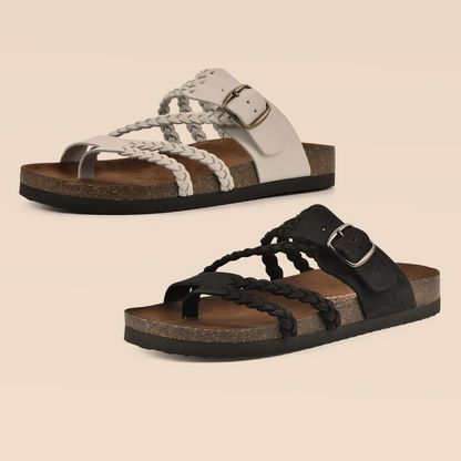 DERNIER JOUR – -80% ✨ Sandales Reggae à brides croisées en maille – Faciles à enfiler, confort toute la journée ✅