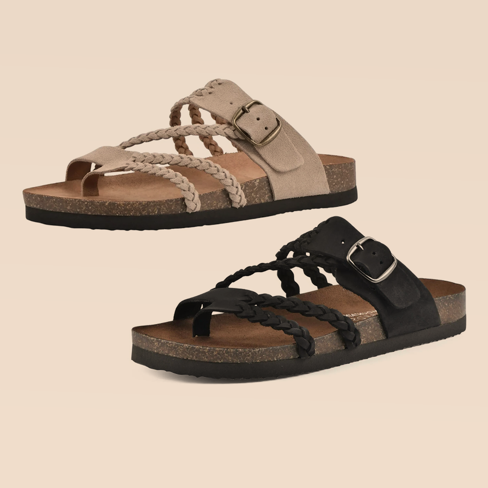DERNIER JOUR – -80% ✨ Sandales Reggae à brides croisées en maille – Faciles à enfiler, confort toute la journée ✅