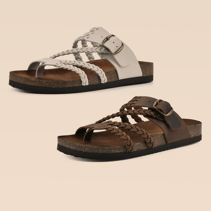 DERNIER JOUR – -80% ✨ Sandales Reggae à brides croisées en maille – Faciles à enfiler, confort toute la journée ✅