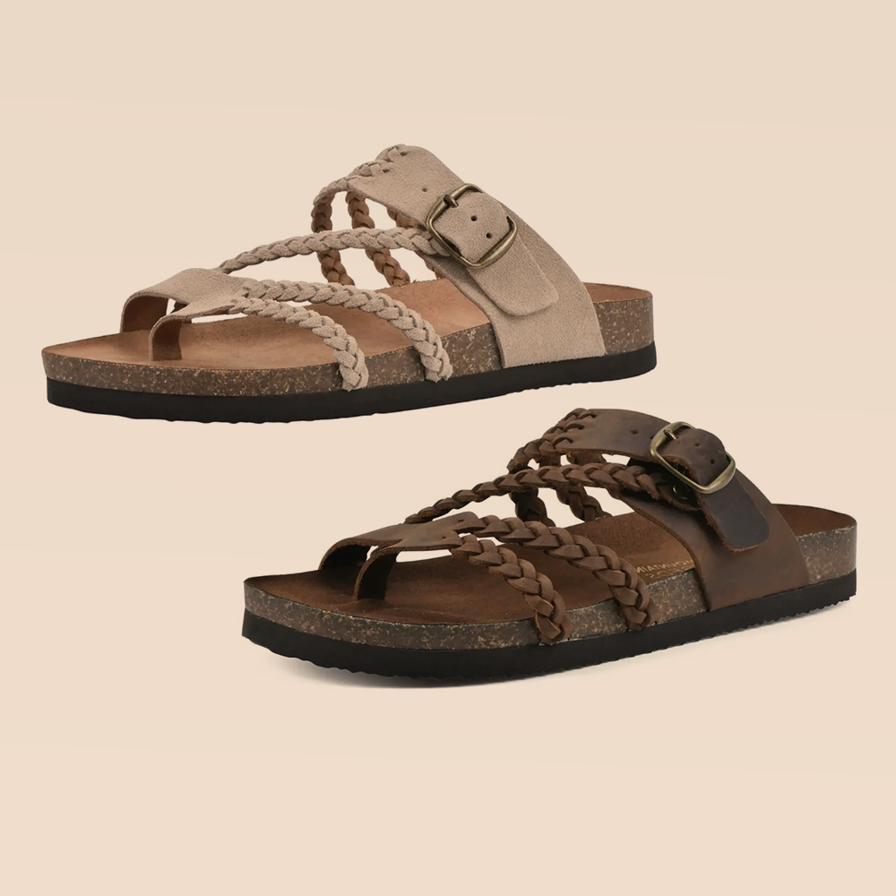 DERNIER JOUR – -80% ✨ Sandales Reggae à brides croisées en maille – Faciles à enfiler, confort toute la journée ✅