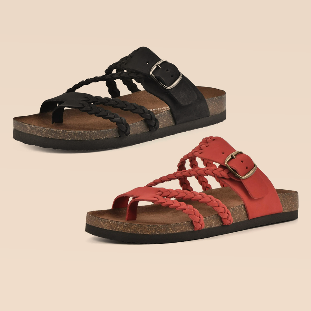 DERNIER JOUR – -80% ✨ Sandales Reggae à brides croisées en maille – Faciles à enfiler, confort toute la journée ✅