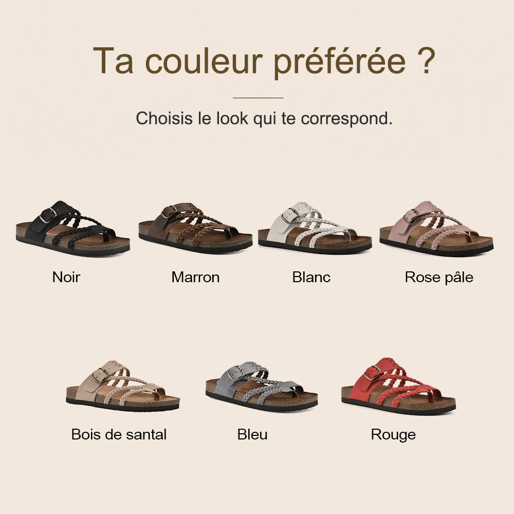 DERNIER JOUR – -80% ✨ Sandales Reggae à brides croisées en maille – Faciles à enfiler, confort toute la journée ✅