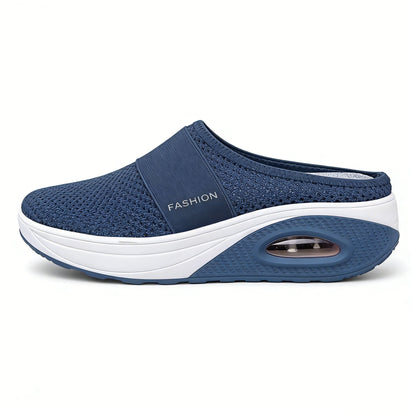 🔥🌍 BQODQO® Chaussures de marche à enfiler avec coussin d’air et soutien de la voûte plantaire, aide à soulager les varices 🔥🌍