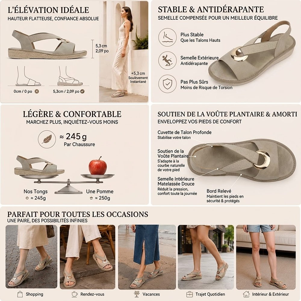 Sandales plates pour femme, sandales confortables à semelle souple avec bride unique et bout ouvert