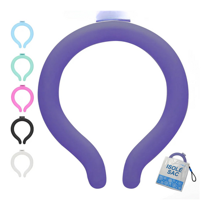❄️🧊 Anneau de refroidissement réutilisable ultra-léger pour le cou – fraîcheur instantanée🔥💦 Restez au frais plus longtemps, dites adieu à la chaleur et à la transpiration. Léger, confortable, réutilisable et écologique pour un été toujours frais ✨
