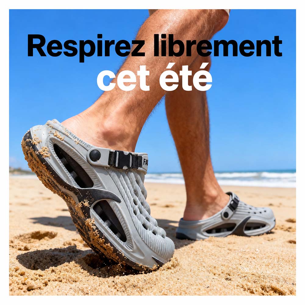 BreezyStep Chaussures slip-on respirantes pour homme, mode et extérieur