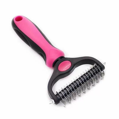 🐶🔥 Brosse anti-poils d’animaux double face – Fini les poils partout ! (🔥 Aujourd’hui seulement : -80 %) 🐾🐾