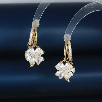 (🔥 DERNIER JOUR – SOLDES 80%)💎 CZTICLE® Histone Magnetology Lymphvity Boucles d’Oreilles en Germanium