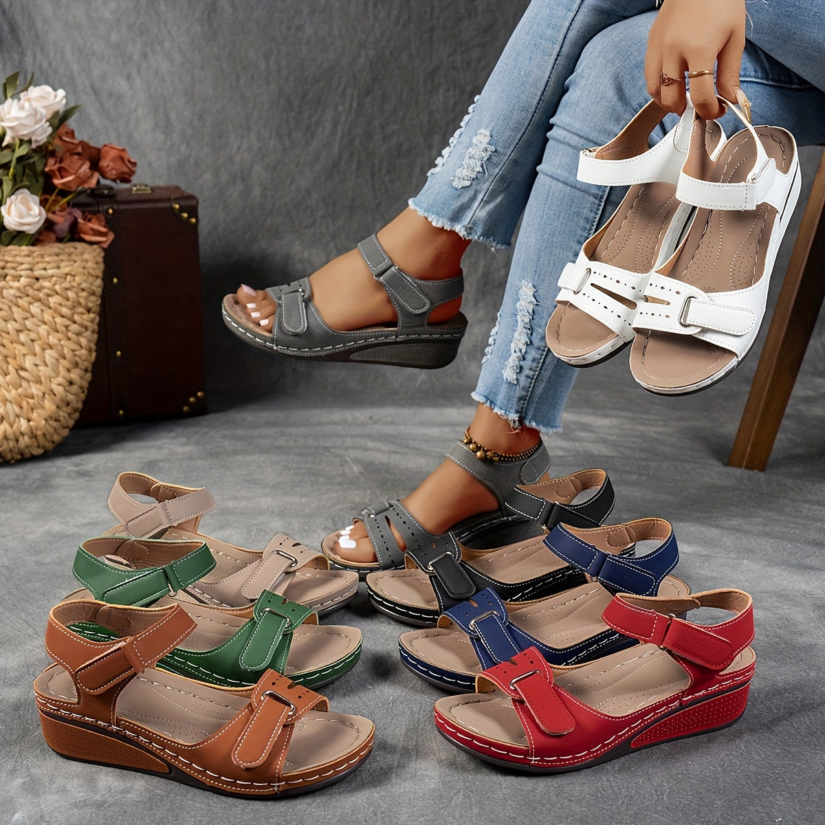 🔥 Offre du dernier jour : -90 % 🔥 Sandales orthopédiques pour femmes