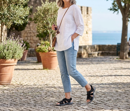 🔥 DERNIÈRE JOURNÉE DE SOLDES – 80 % DE RÉDUCTION ✨ Sandales orthopédiques réglables pour diabétiques, pour déformation du pied, soutien de la voûte plantaire et confort toute la journée