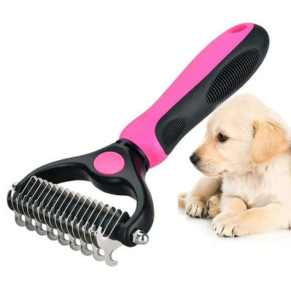 🐶🔥 Brosse anti-poils d’animaux double face – Fini les poils partout ! (🔥 Aujourd’hui seulement : -80 %) 🐾🐾