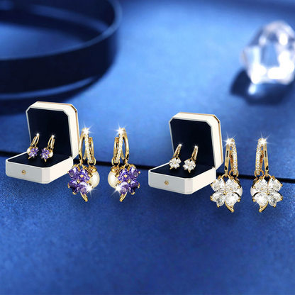 (🔥 DERNIER JOUR – SOLDES 80%)💎 CZTICLE® Histone Magnetology Lymphvity Boucles d’Oreilles en Germanium